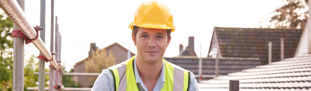 Construction worker in PPE - health and safety