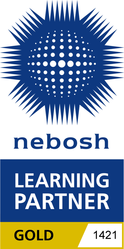 Official NEBOSH logo which states "NEBOSH Accredited Centre 1421"